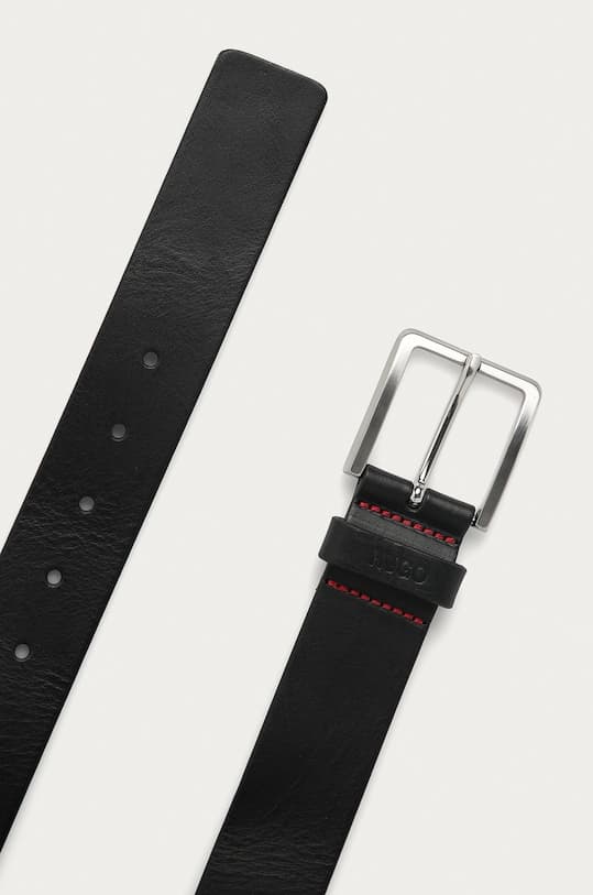 HUGO - Ремень кожаный 50385724 - фото 3