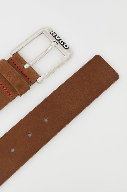 Кожаный ремень HUGO Gelio-C_Sz40 - фото 3