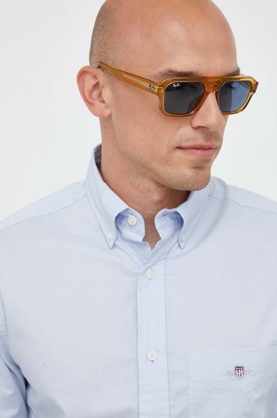 рубашка Gant из хлопка - фото 7