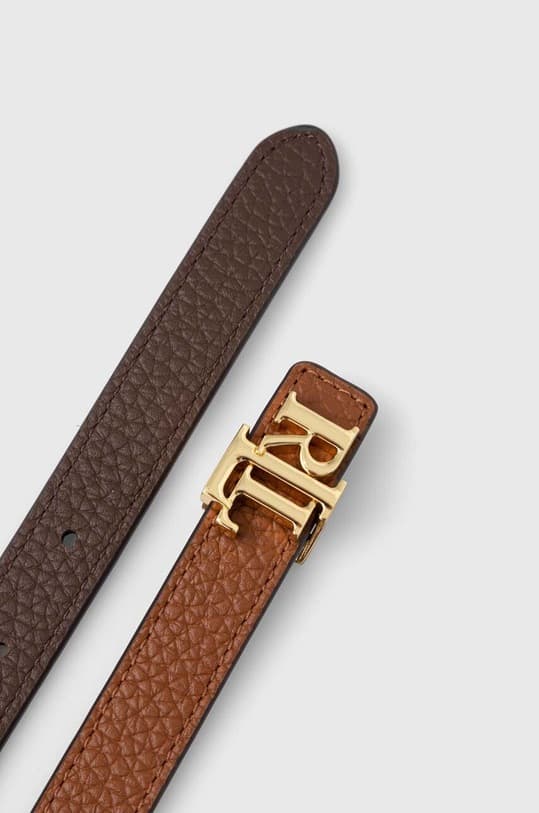 Двусторонний кожаный ремень Lauren Ralph Lauren - фото 3