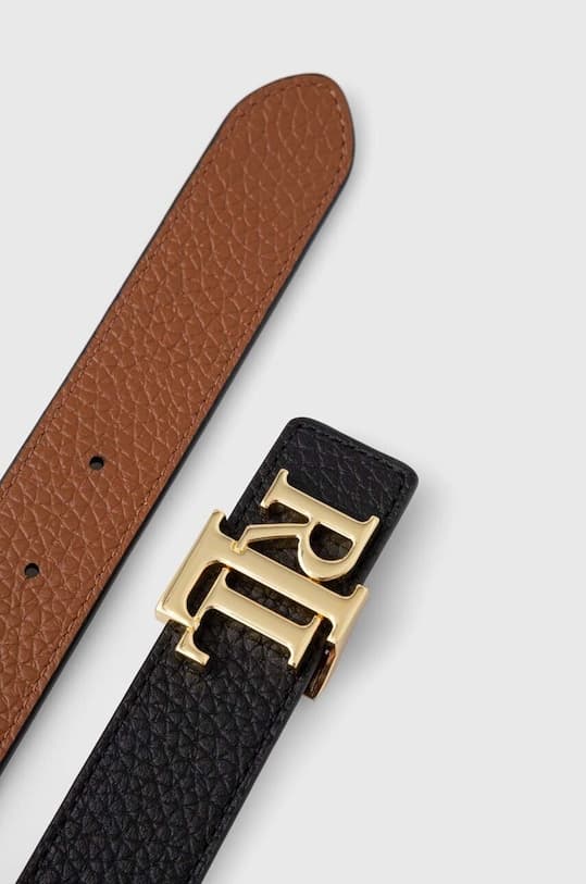 Двусторонний кожаный ремень Lauren Ralph Lauren - фото 3