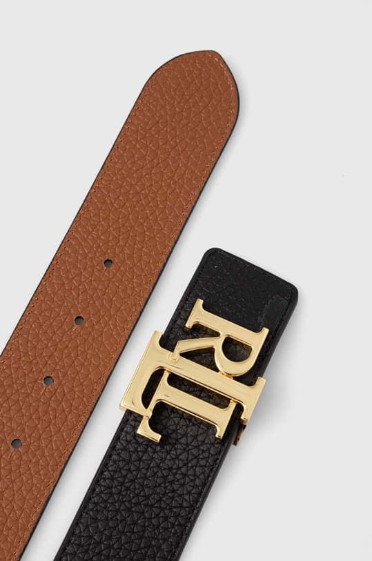 Двусторонний кожаный ремень Lauren Ralph Lauren - фото 3