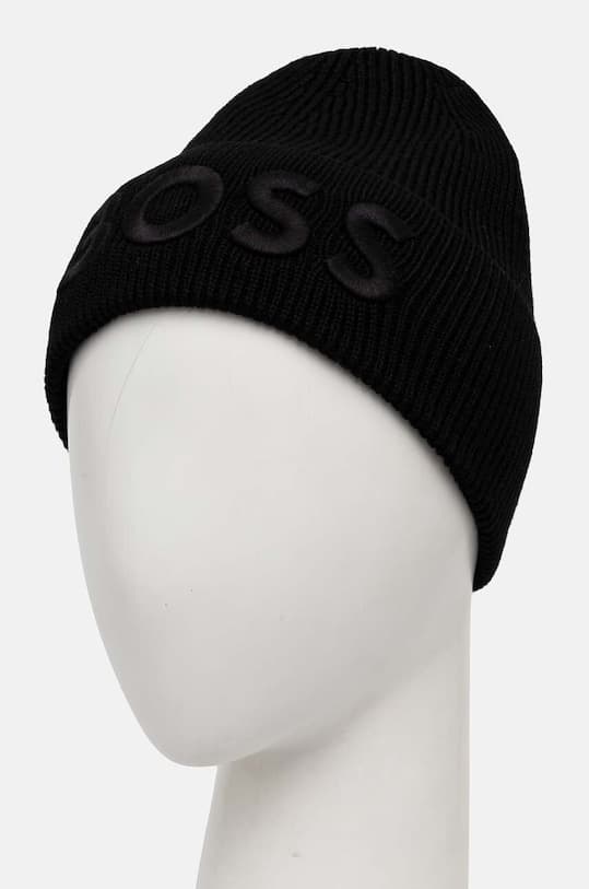 BOSS Оранжевая шерстяная шапка Afox_R - фото 4