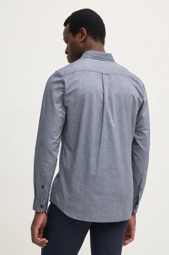 BOSS Оранжевая хлопковая рубашка Rickert_M - фото 4