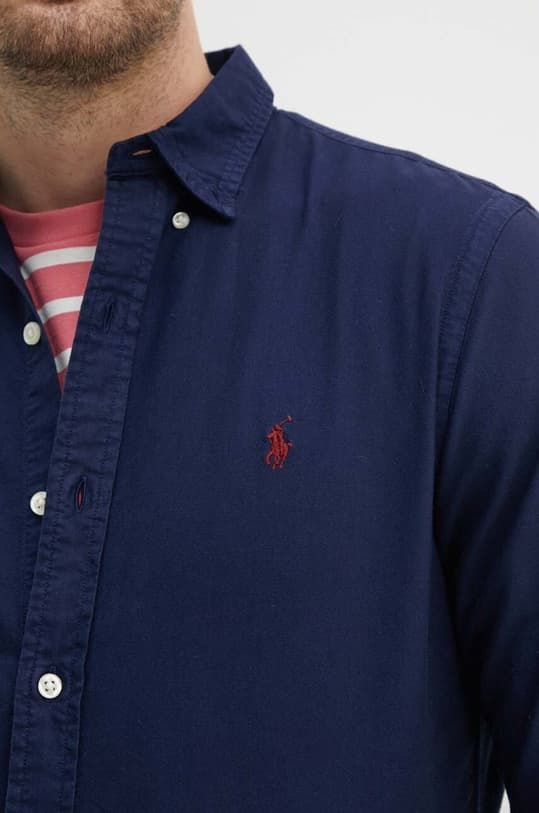 Хлопковая рубашка Polo Ralph Lauren - фото 3