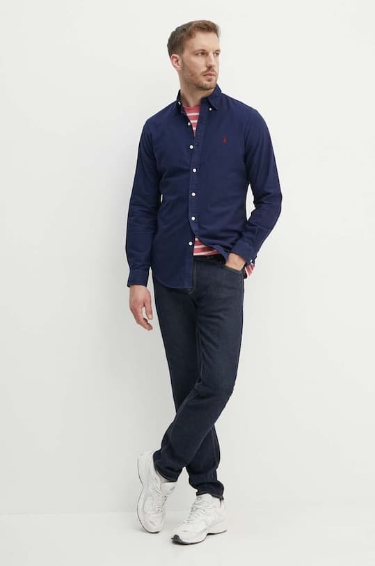 Хлопковая рубашка Polo Ralph Lauren - фото 4