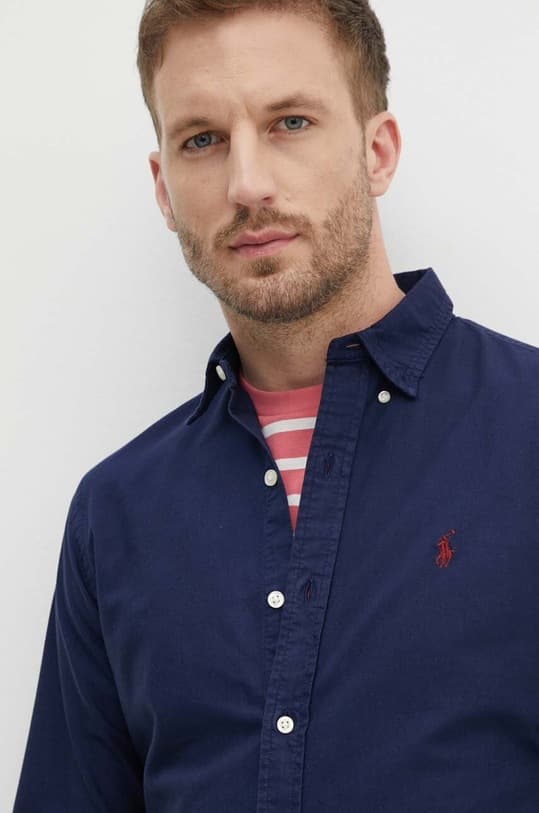 Хлопковая рубашка Polo Ralph Lauren - фото 6