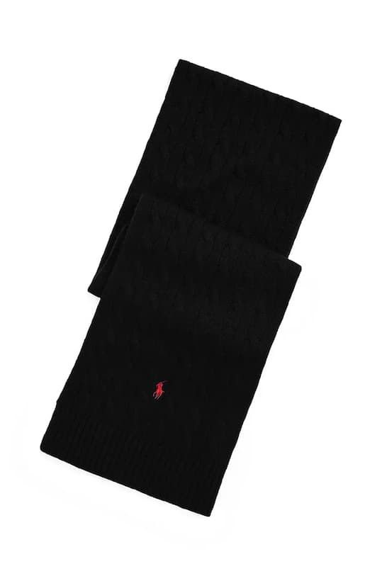 Классический шарф с косами Polo Ralph Lauren - фото 2