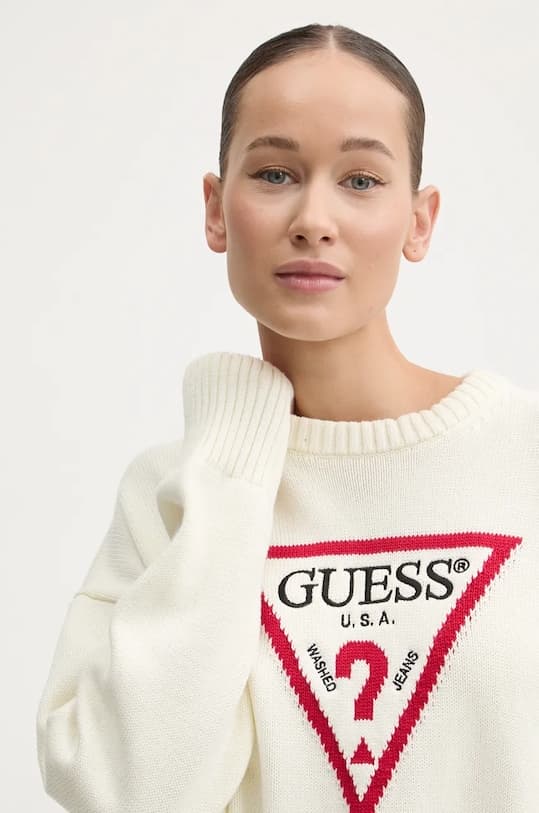Хлопковый свитер Guess Jeans - фото 5