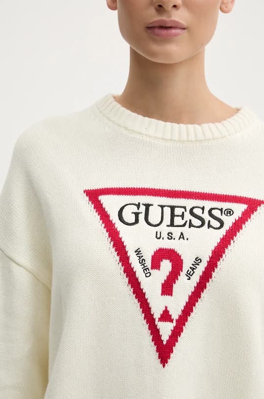 Хлопковый свитер Guess Jeans - фото 6