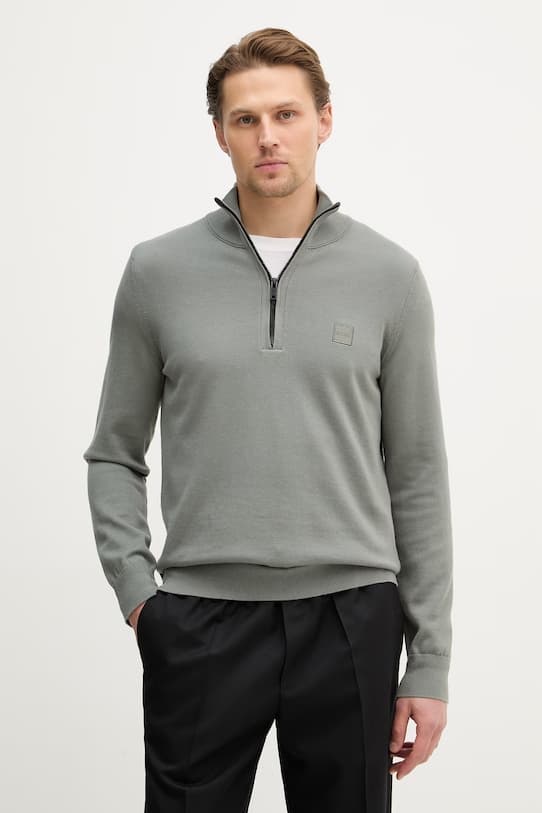 BOSS Оранжевый свитер из смесовой шерсти Kanobix_S - фото 2