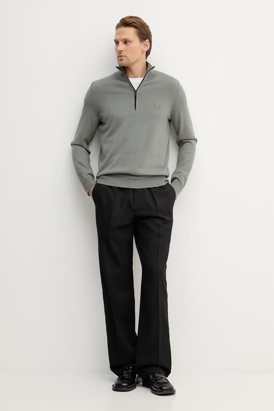 BOSS Оранжевый свитер из смесовой шерсти Kanobix_S - фото 3