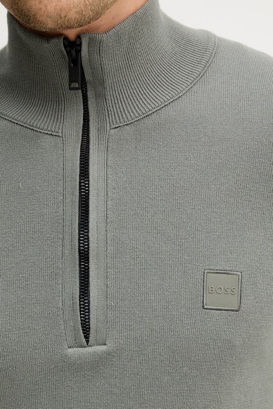 BOSS Оранжевый свитер из смесовой шерсти Kanobix_S - фото 6