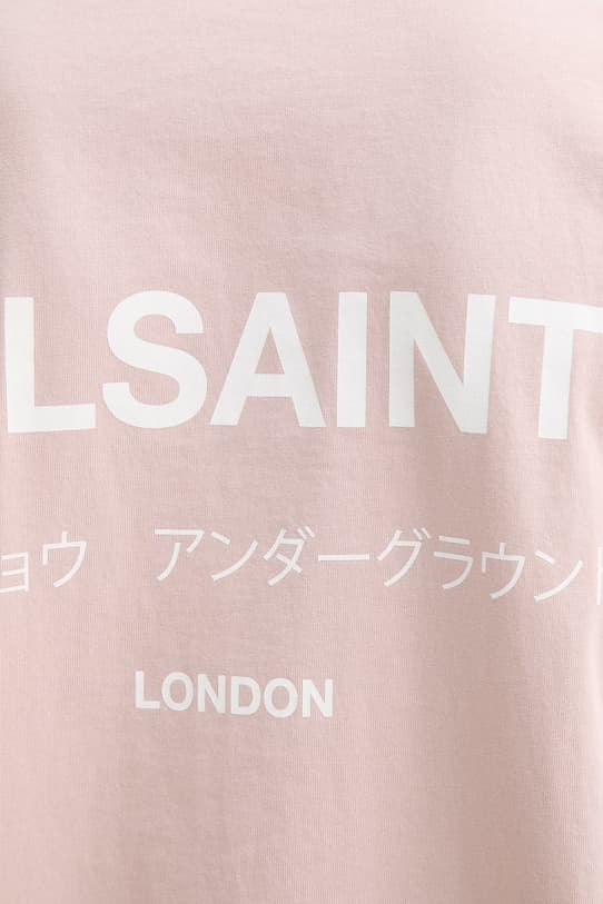 Хлопковая футболка AllSaints UNDERGROUND - фото 5