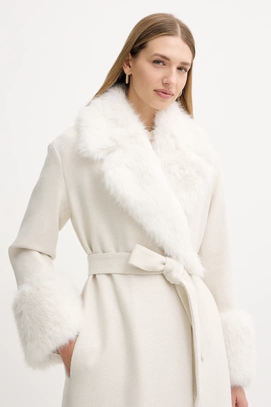 Пальто Twinset из смесовой шерсти - фото 5