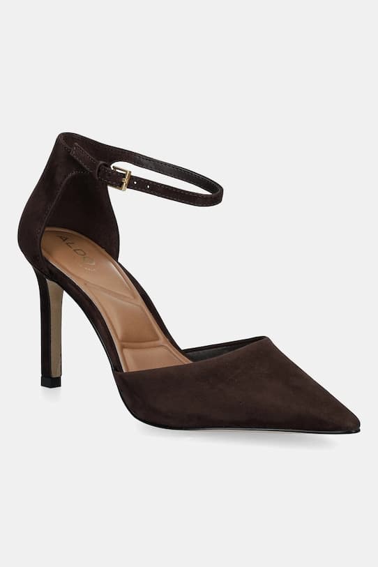 Aldo MERLO замшевые туфли на высоком каблуке - фото 2