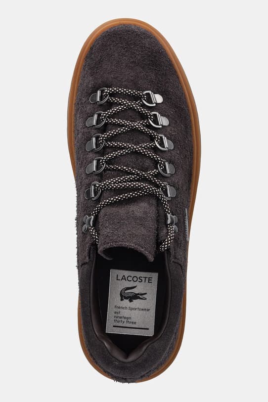 Замшевые кроссовки Lacoste Baseshot Winter Sneakers - фото 5