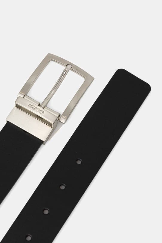 Ремень HUGO кожаный двусторонний Marc_Sr35 - фото 3