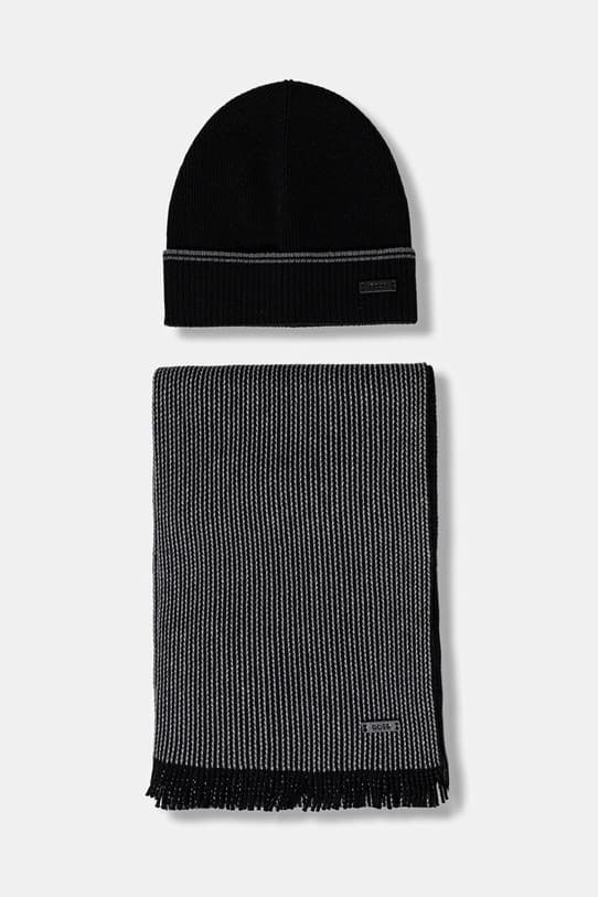 Шапка и шарф BOSS из шерсти добавлено Hernesto_SET - фото 2
