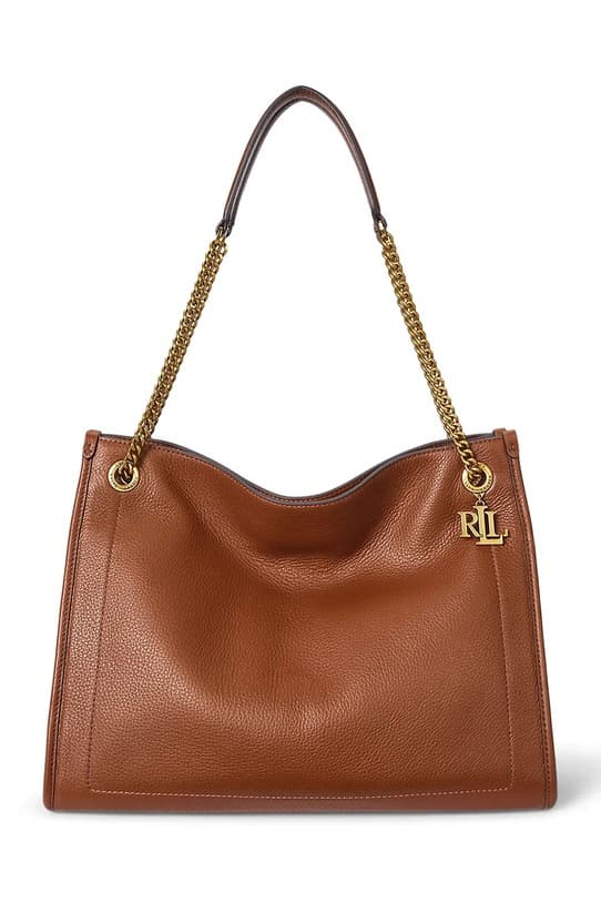 Кожаная сумка Lauren Ralph Lauren - фото 2