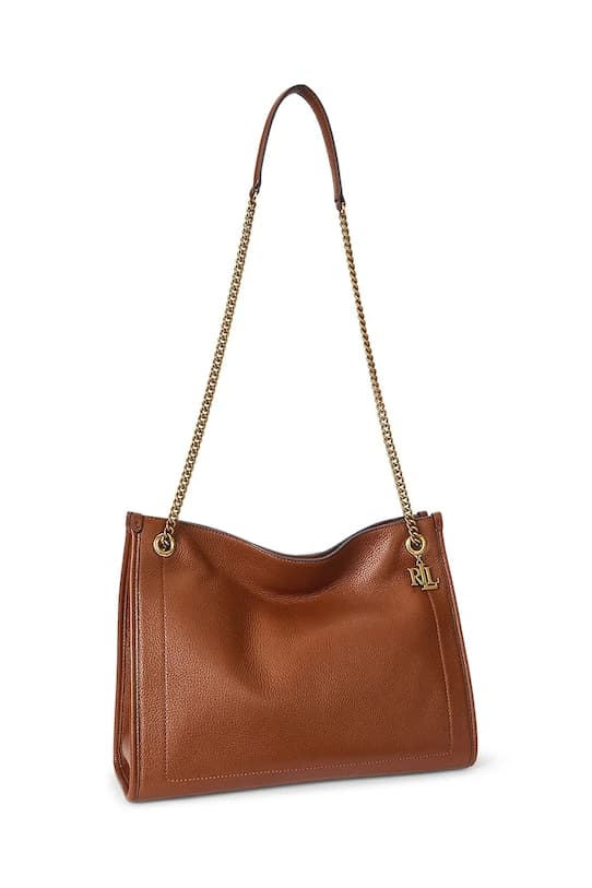 Кожаная сумка Lauren Ralph Lauren - фото 3