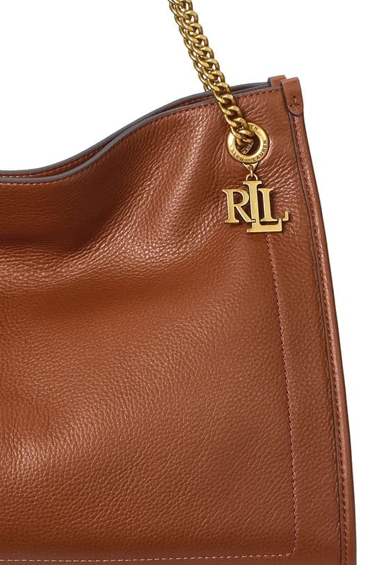 Кожаная сумка Lauren Ralph Lauren - фото 6