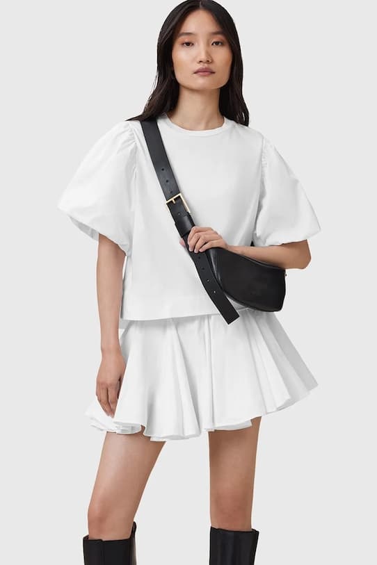 Кожаная сумка AllSaints LUNA - фото 8