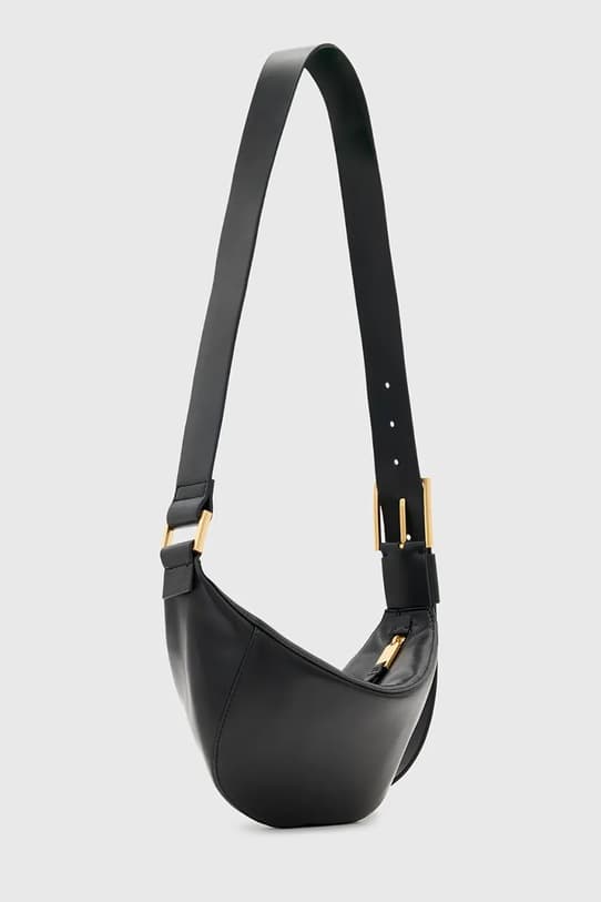 Кожаная сумка AllSaints LUNA - фото 4