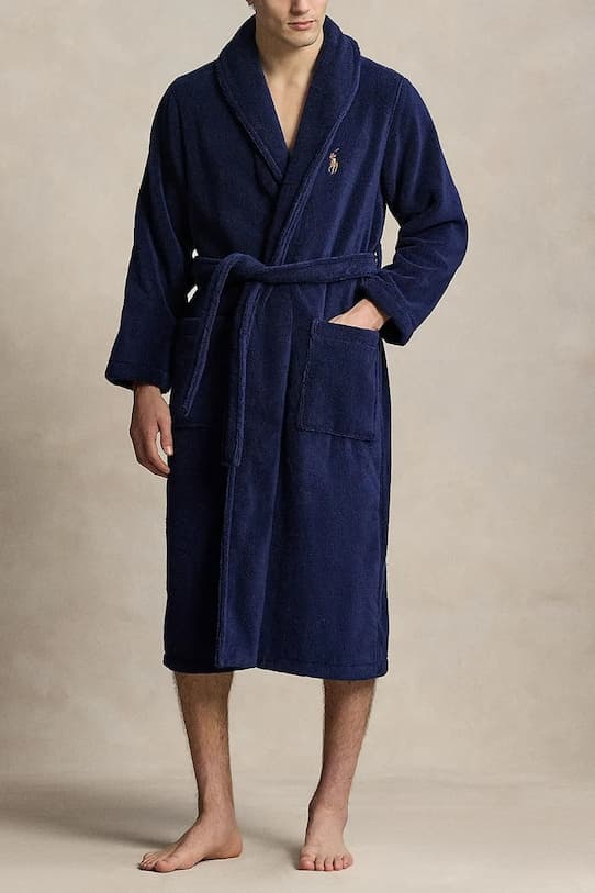 Хлопковый халат Polo Ralph Lauren - фото 2