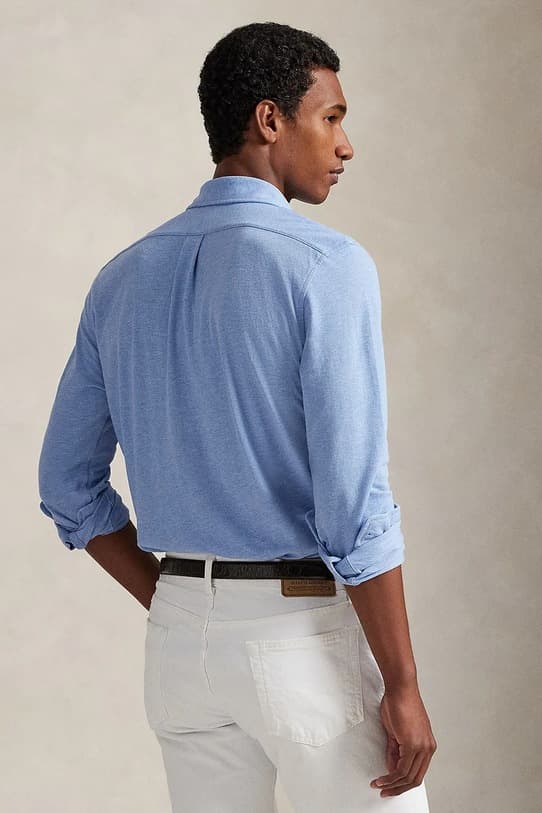 Хлопковая рубашка Polo Ralph Lauren - фото 3