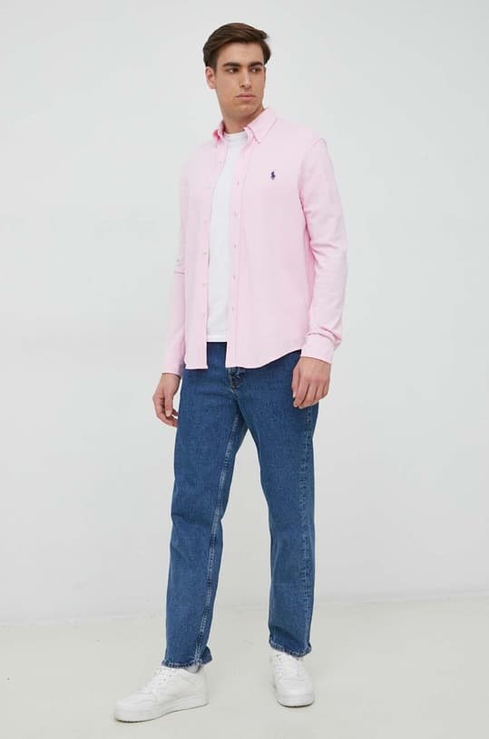 Хлопковая рубашка Polo Ralph Lauren - фото 4