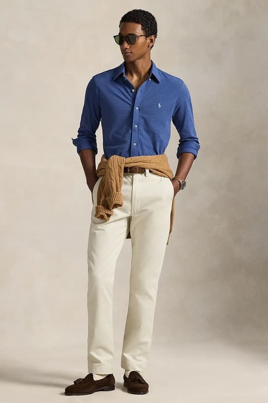 Хлопковая рубашка Polo Ralph Lauren - фото 4