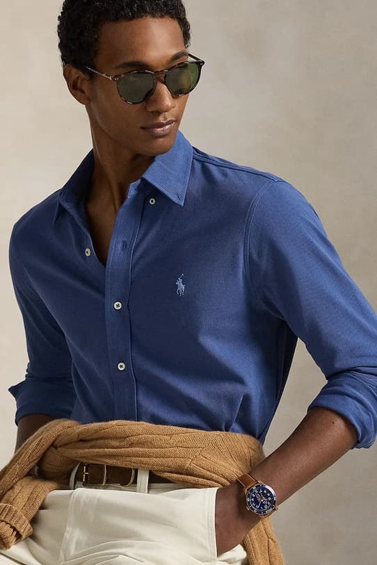 Хлопковая рубашка Polo Ralph Lauren - фото 5