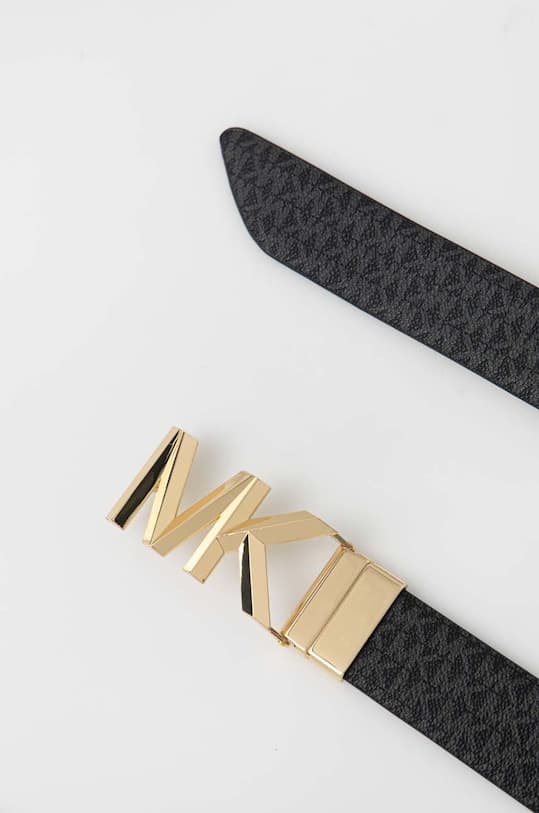 Двусторонний кожаный ремень MICHAEL Michael Kors - фото 4