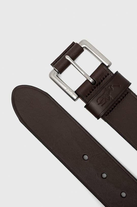 Кожаный ремень Polo Ralph Lauren - фото 3