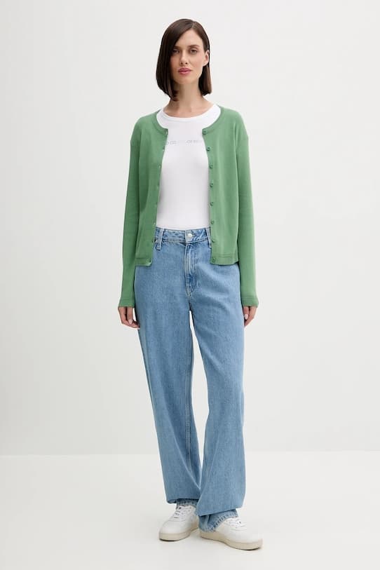 Хлопковый кардиган United Colors of Benetton - фото 3