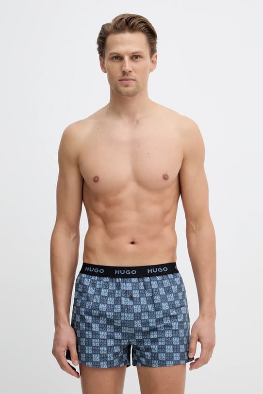 Комплект хлопковых боксеров HUGO, 3 шт. - фото 2