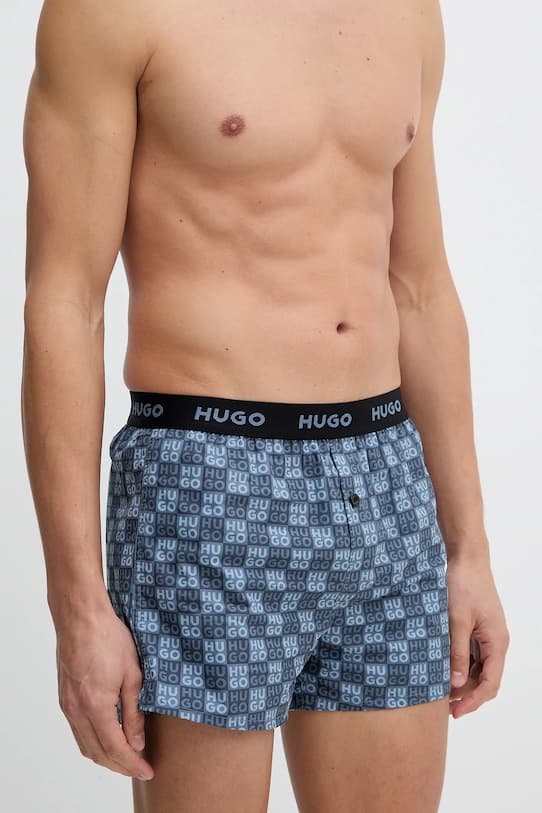 Комплект хлопковых боксеров HUGO, 3 шт. - фото 3