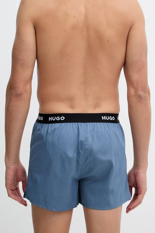 Комплект хлопковых боксеров HUGO, 3 шт. - фото 8