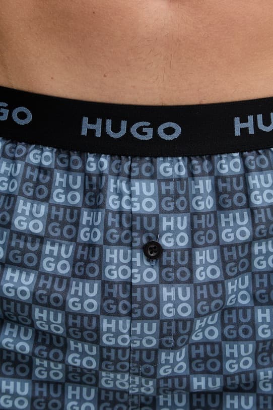 Комплект хлопковых боксеров HUGO, 3 шт. - фото 9