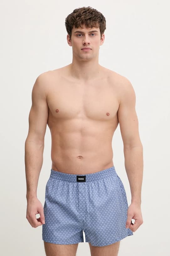 Хлопковые боксеры BOSS 2P Boxer S. CW Персиковые, 2 шт. - фото 2