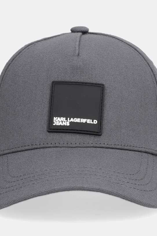 Хлопковая бейсболка Karl Lagerfeld Jeans - фото 3