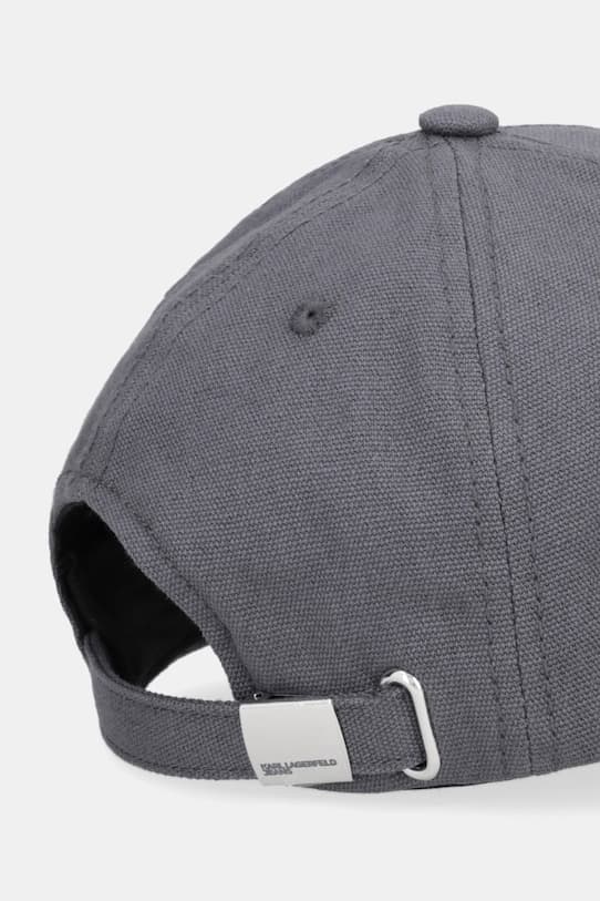 Хлопковая бейсболка Karl Lagerfeld Jeans - фото 4