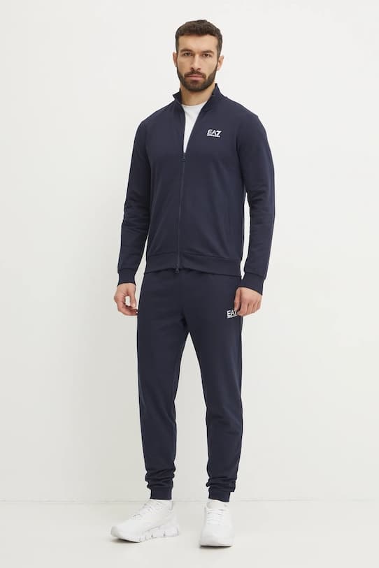 Хлопковый спортивный костюм EA7 Emporio Armani - фото 2
