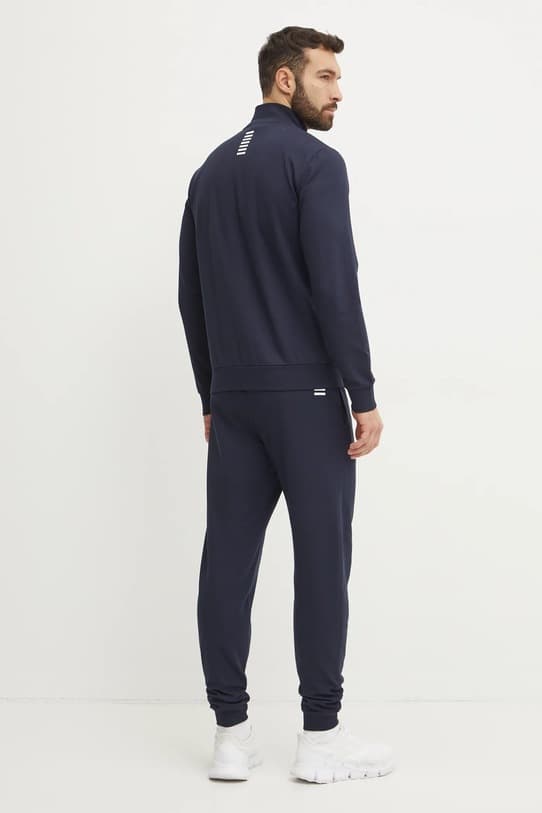 Хлопковый спортивный костюм EA7 Emporio Armani - фото 3