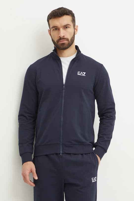 Хлопковый спортивный костюм EA7 Emporio Armani - фото 4