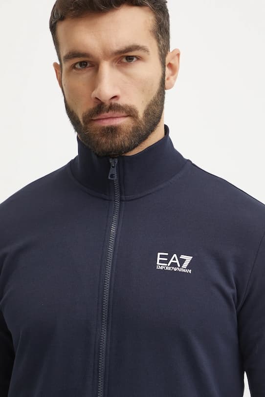 Хлопковый спортивный костюм EA7 Emporio Armani - фото 6