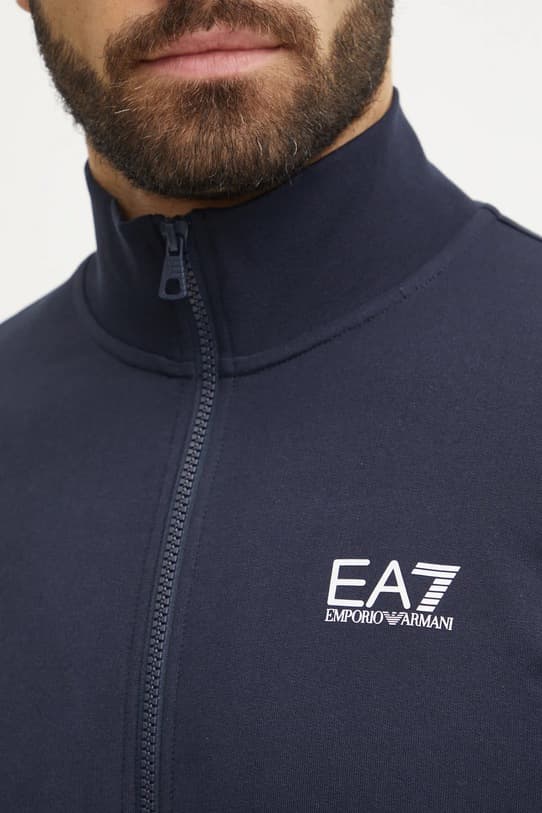 Хлопковый спортивный костюм EA7 Emporio Armani - фото 7