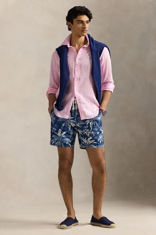 Льняная рубашка Polo Ralph Lauren Спортивная рубашка с длинными рукавами - фото 4