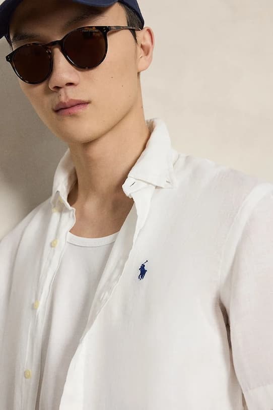 Льняная рубашка Polo Ralph Lauren Спортивная рубашка - фото 5